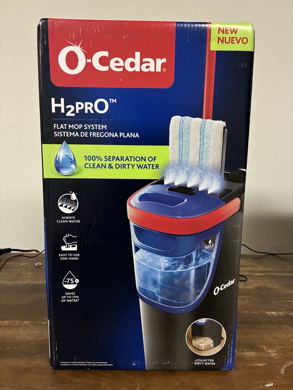 O-Cedar H2prO Microfiber Flat Mop System