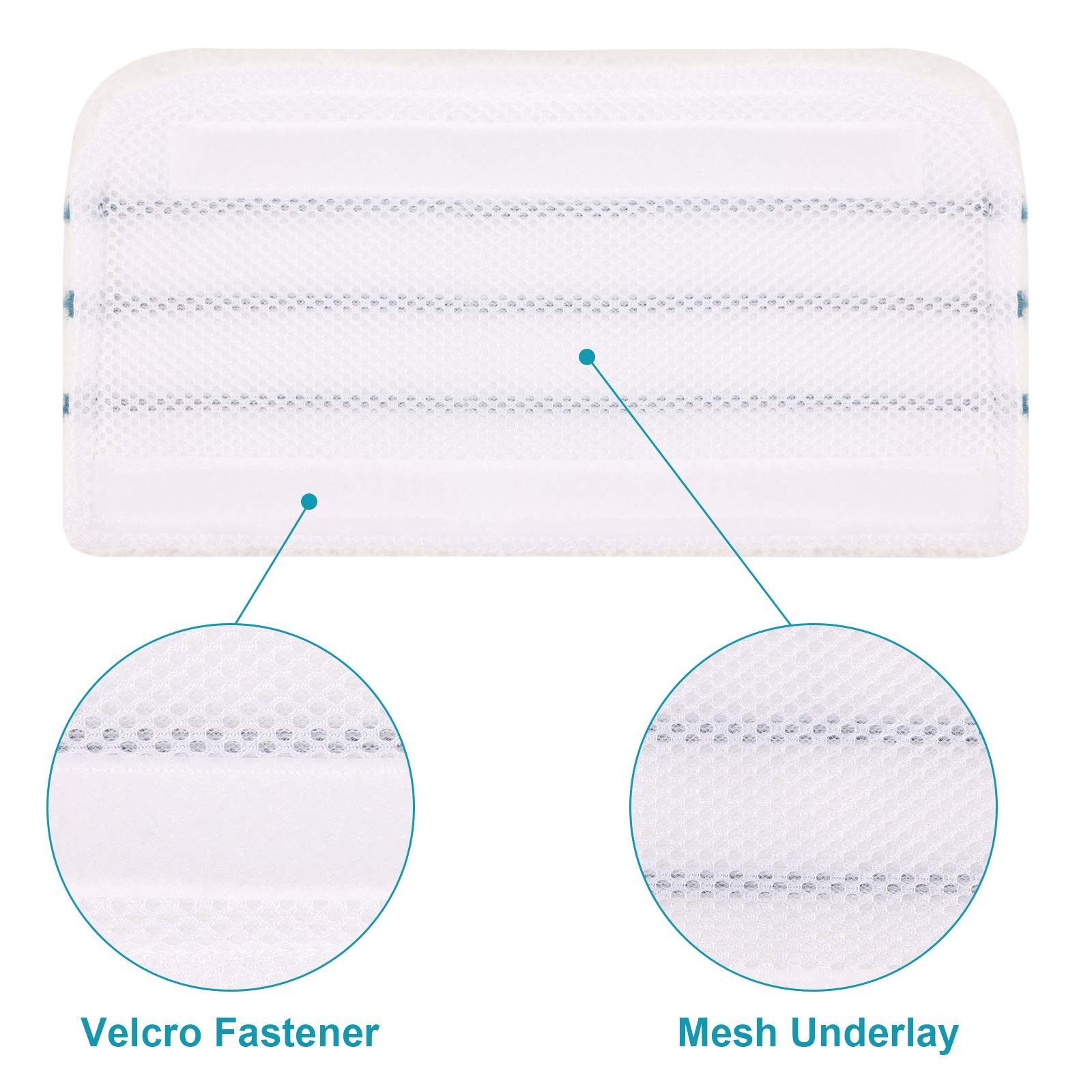 4 PCS Replacement Pads Accessories Compatible with Black+Decker Steam Mop SM1…