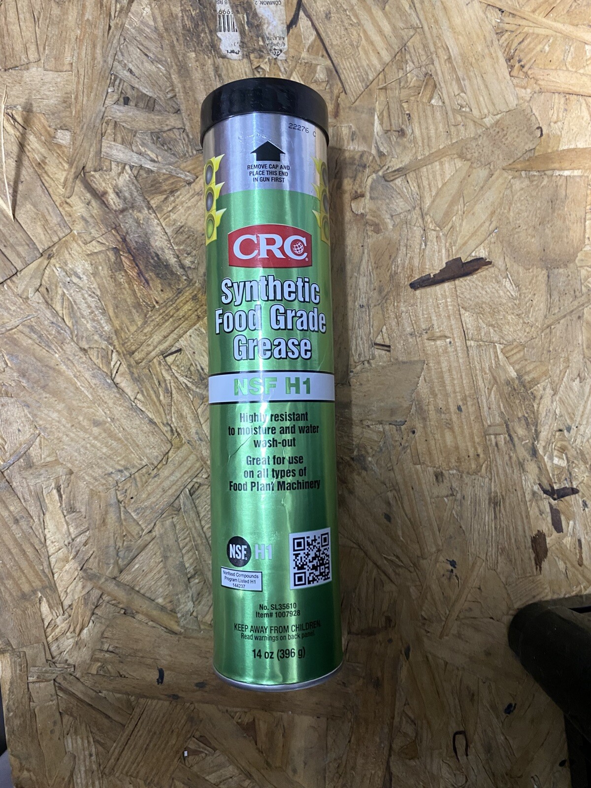 CRC Sl35610 14 Oz. Clear Synthetic Food Grade Grease Cartridge