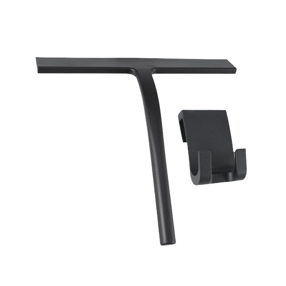 Silicone Squeegee Wiper with Hook Bathroom Shower Tile Scraper Tool (S)