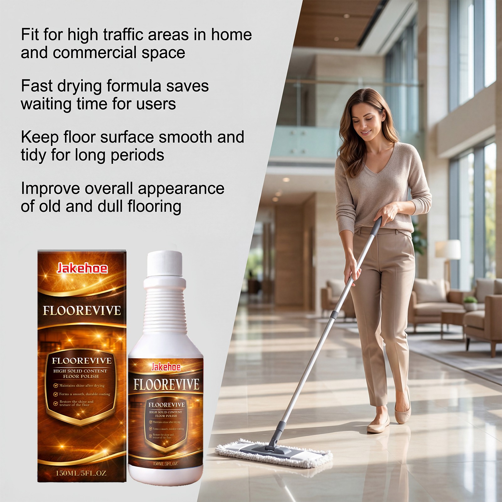 Floorevive Floor Restorer Floor Restorer/Polish -Revitalize And Shine Wood