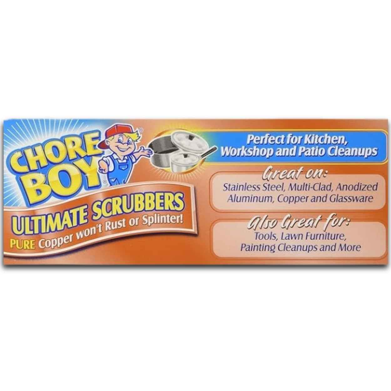 Copper Scouring Pad-2ct