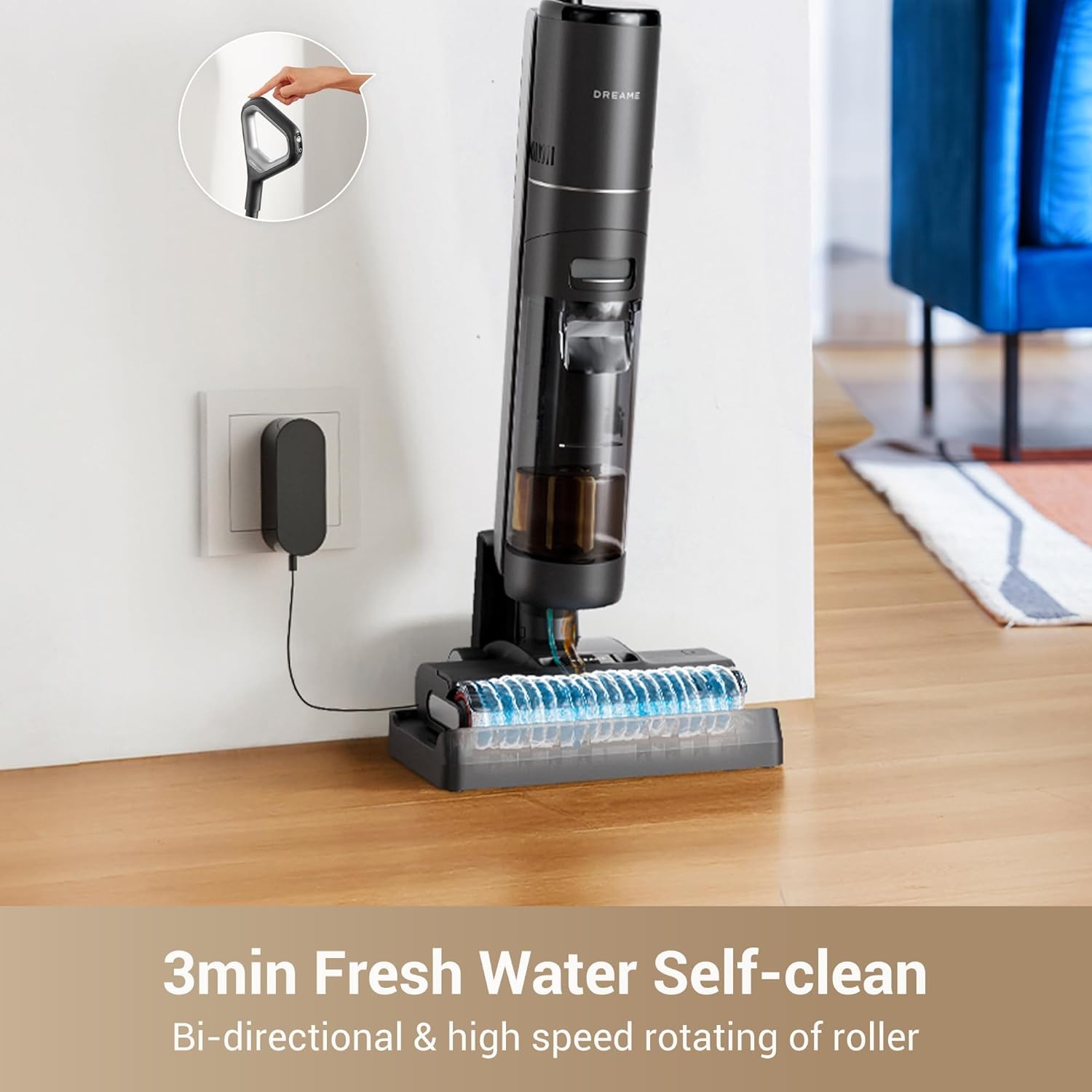 G10 Pro Wet Dry Vacuum Cleaner, Mop All in One with Auto Black