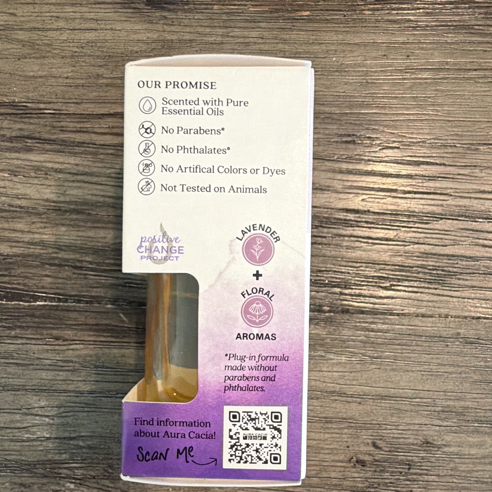 Lot of 3 Aura Cacia Plug-In Refill Oil Fresh Floral Lavender 0.5 FL OZ