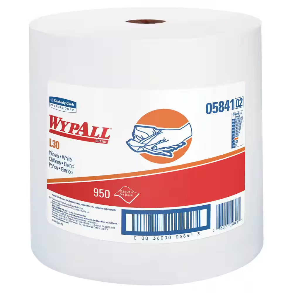 Wypall Paper Products Residential Commercial White 950-Sheets Per Roll Free Ship