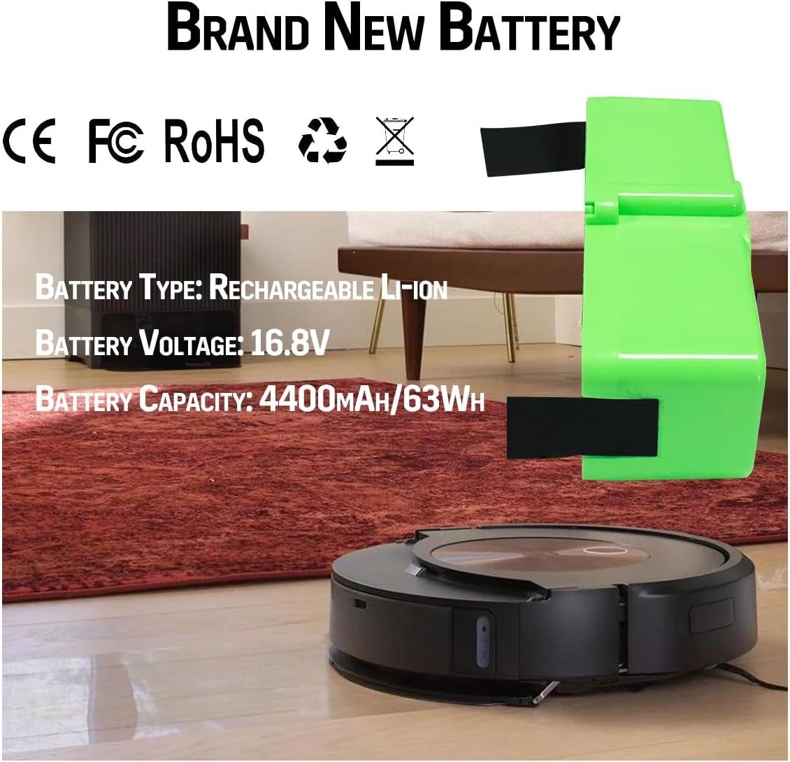 iRobot 1800LI 4400mAh Battery for Roomba 960 860 895 890 860 695 680 690 675 New