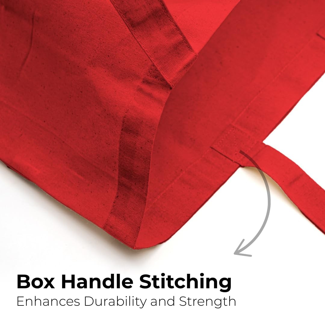 5| 6| 12| 24| 48| 100| 200 Pack Canvas Tote Bags Bulk, Lightweight Bulk Reusa…