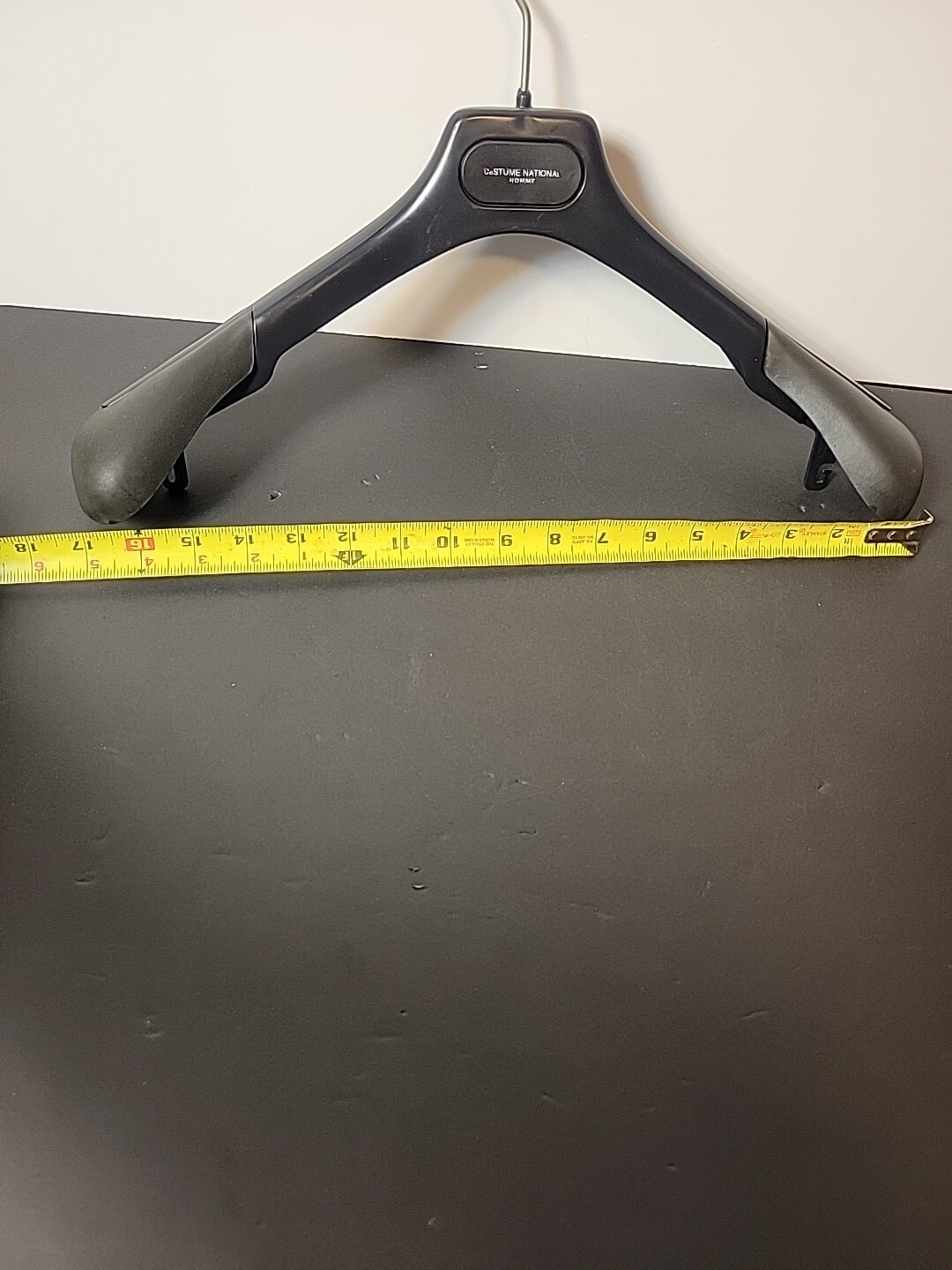 C’N’C Costume National Plastic clothes hanger black made in italy