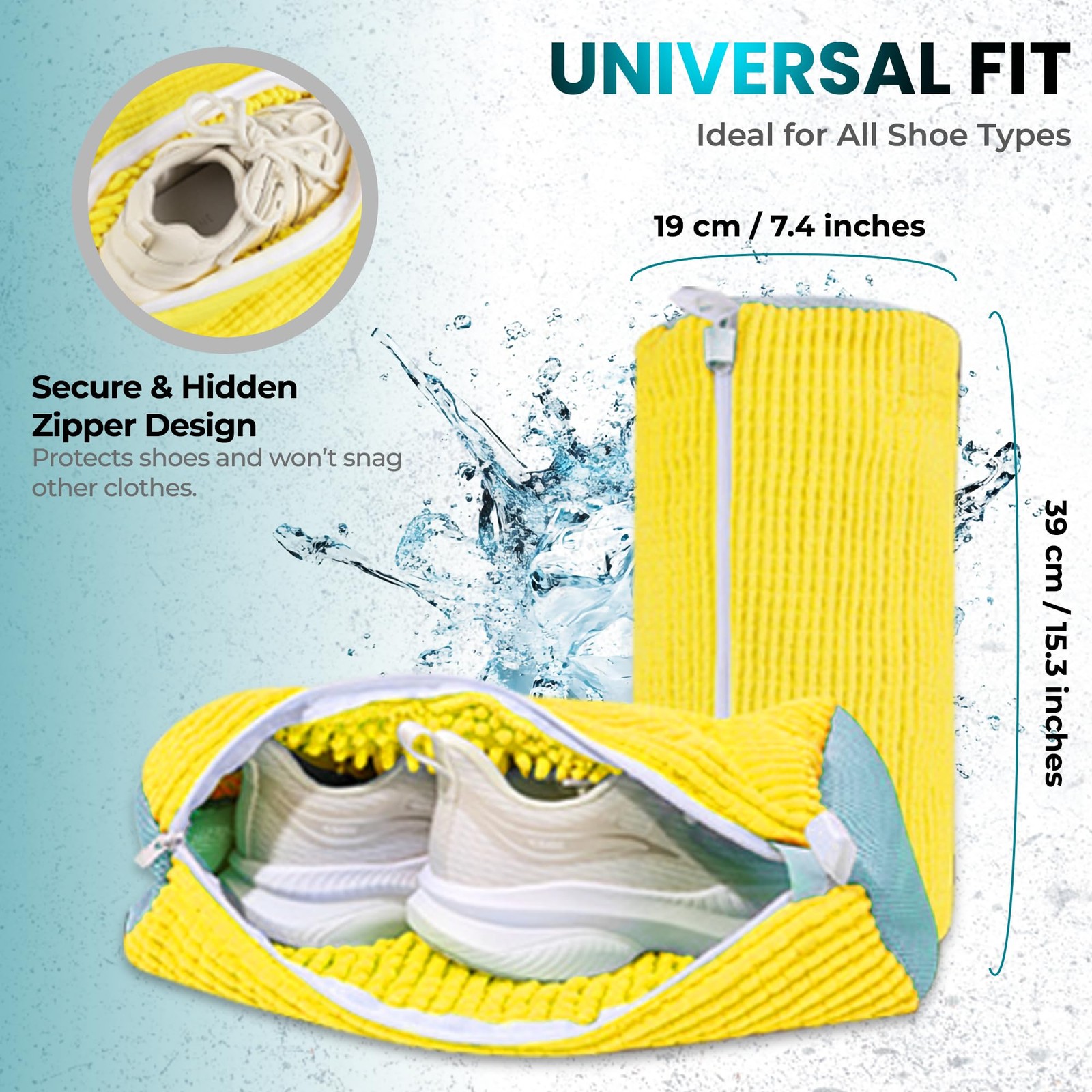 Shoe Washing Machine Bag – 2 Pcs Set – Resuable Shoe Bag for Washing Machine …