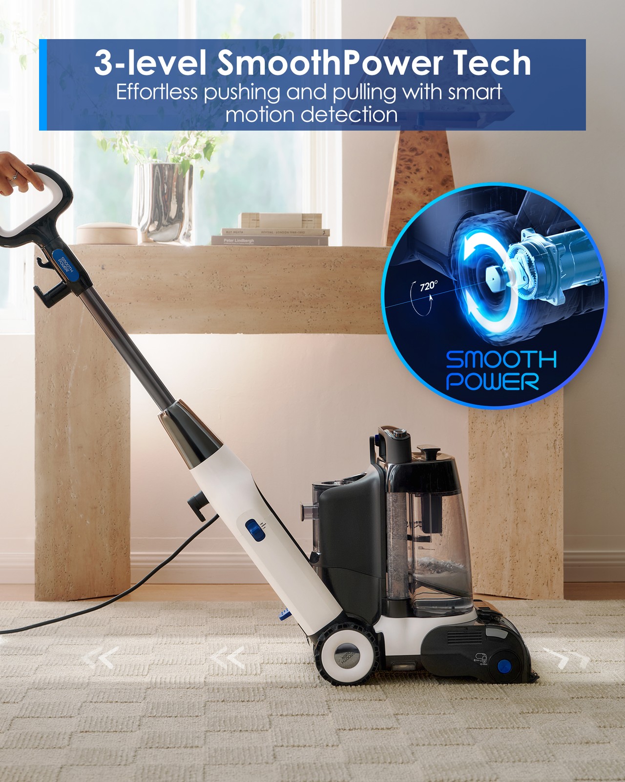 Tineco CARPET ONE Cruiser Smart Carpet Cleaner, Self-Cleaning and FlashDry