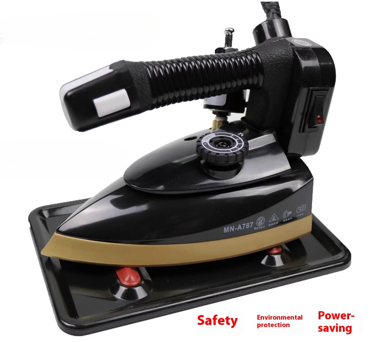MN-787 Electric Bottle Iron Dual Steam Chamber Industrial Household Iron