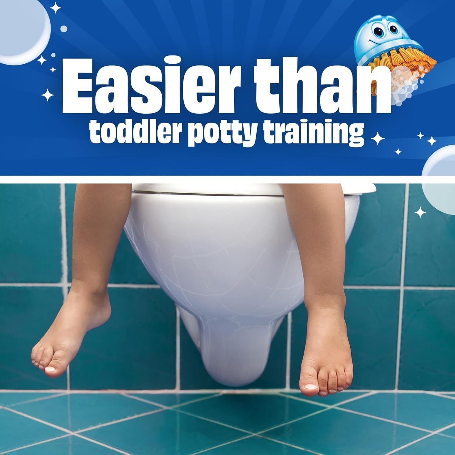 Scrubbing Bubbles Easy Clean Foaming Toilet Bowl Cleaner, Easy Drop In Powder Po
