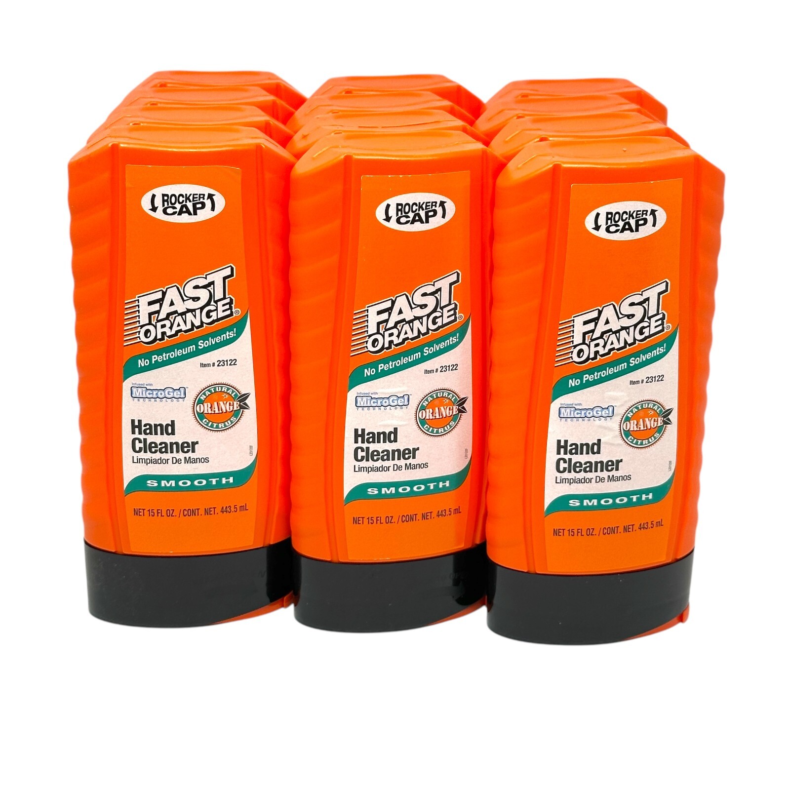 Permatex 23122 Fast Orange Smooth Lotion Hand Cleaner 15 fl oz – Pack of 12