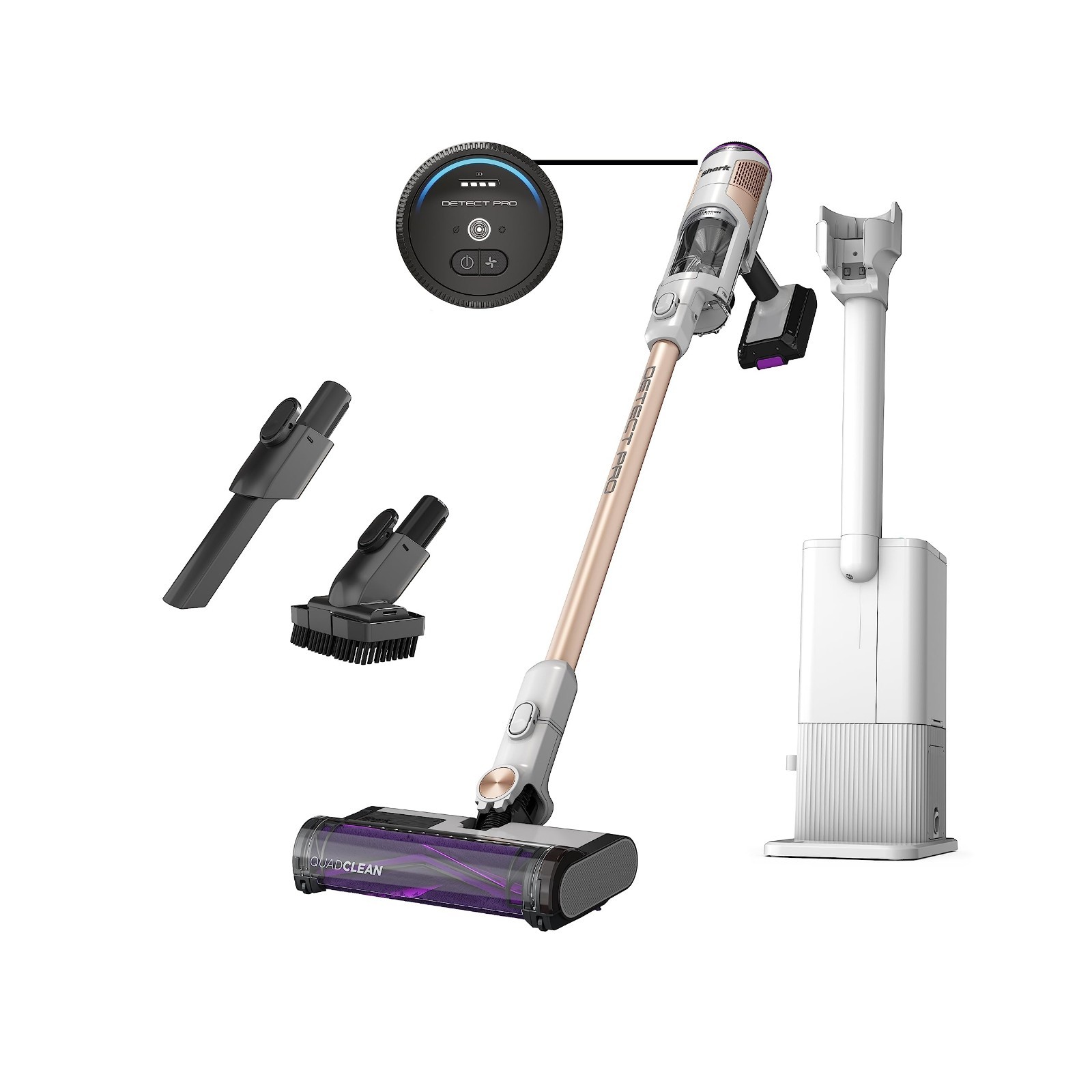 Shark IW3511 Detect Pro Cordless Vacuum Auto-Empty Pet Hair QuadClean 60min