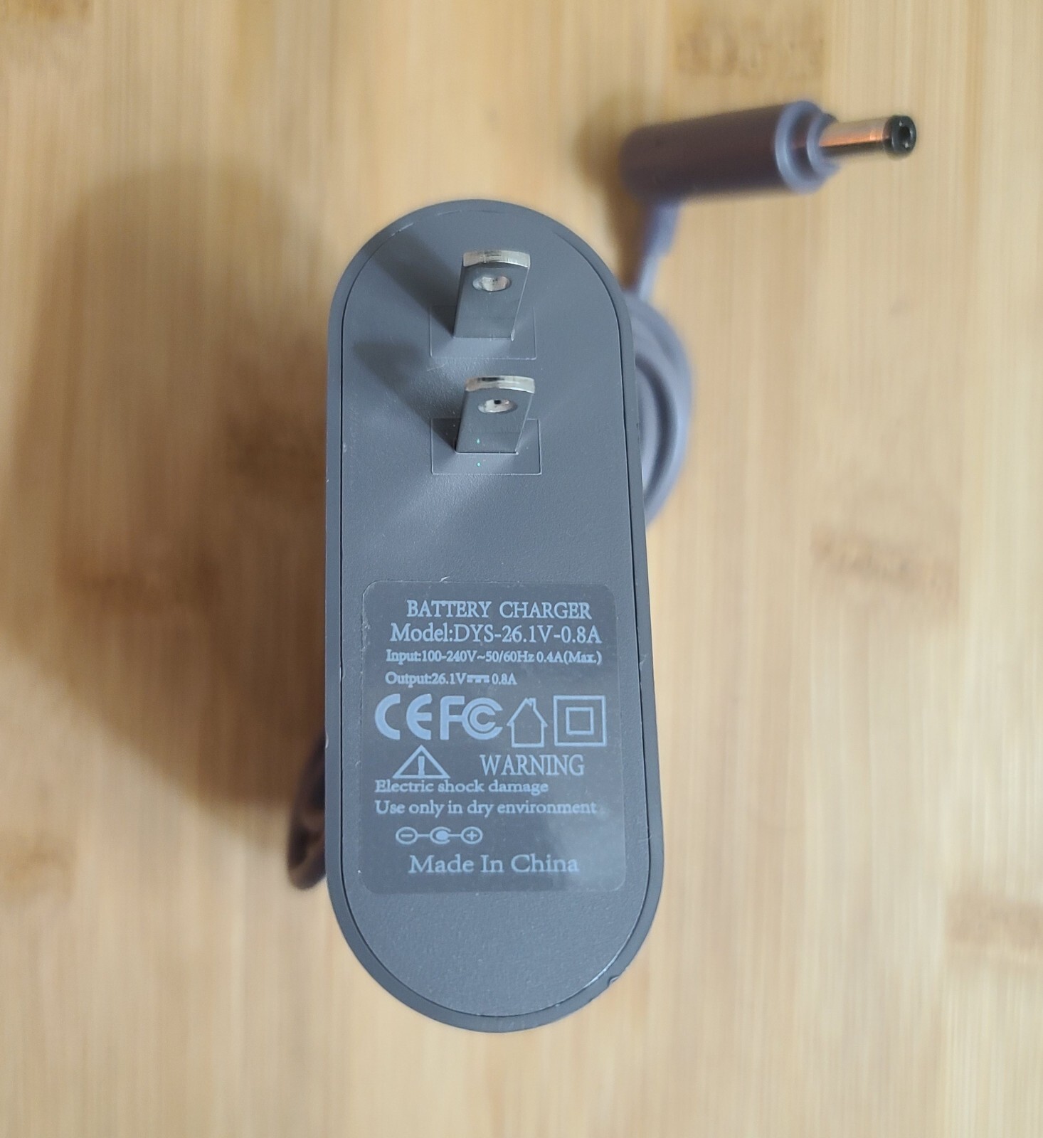 Replacement Charger for Dyson 21.6V Battery Model# 205720-02