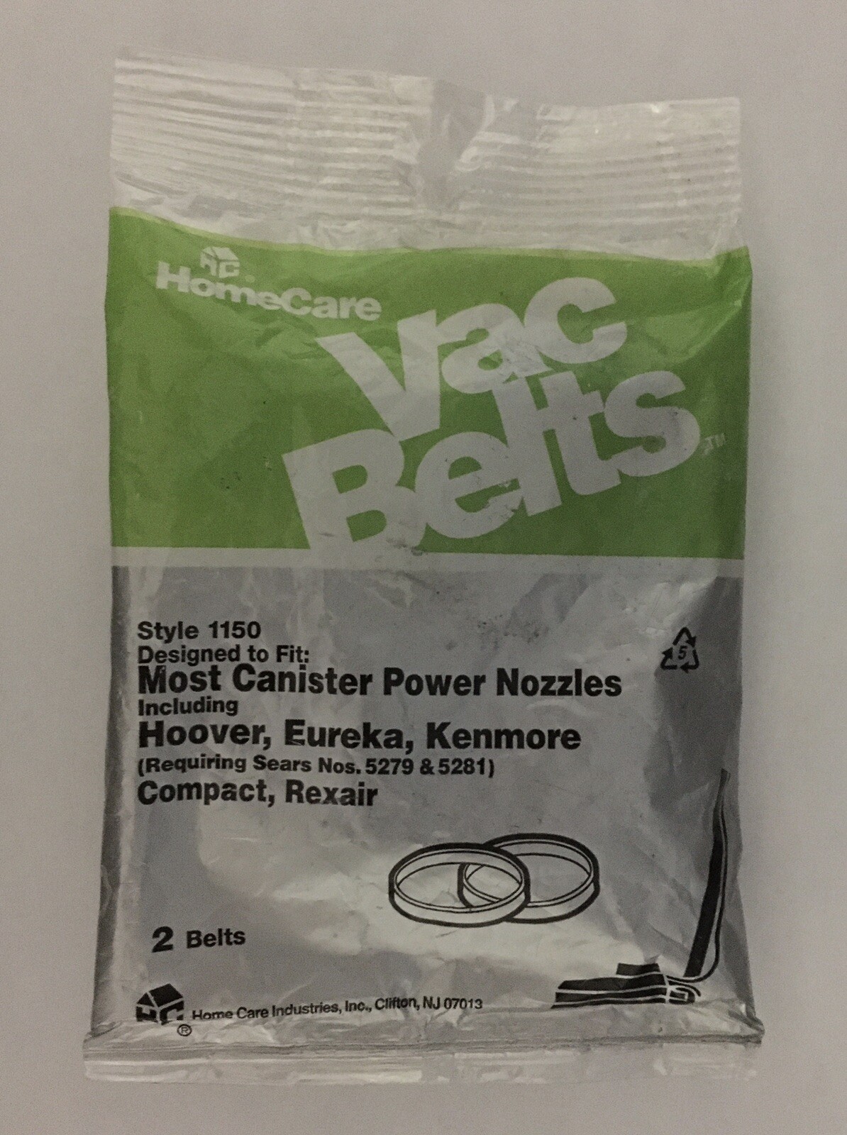 HomeCare Canister Power Nozzle Vacuum Cleaner Belt 1150 New