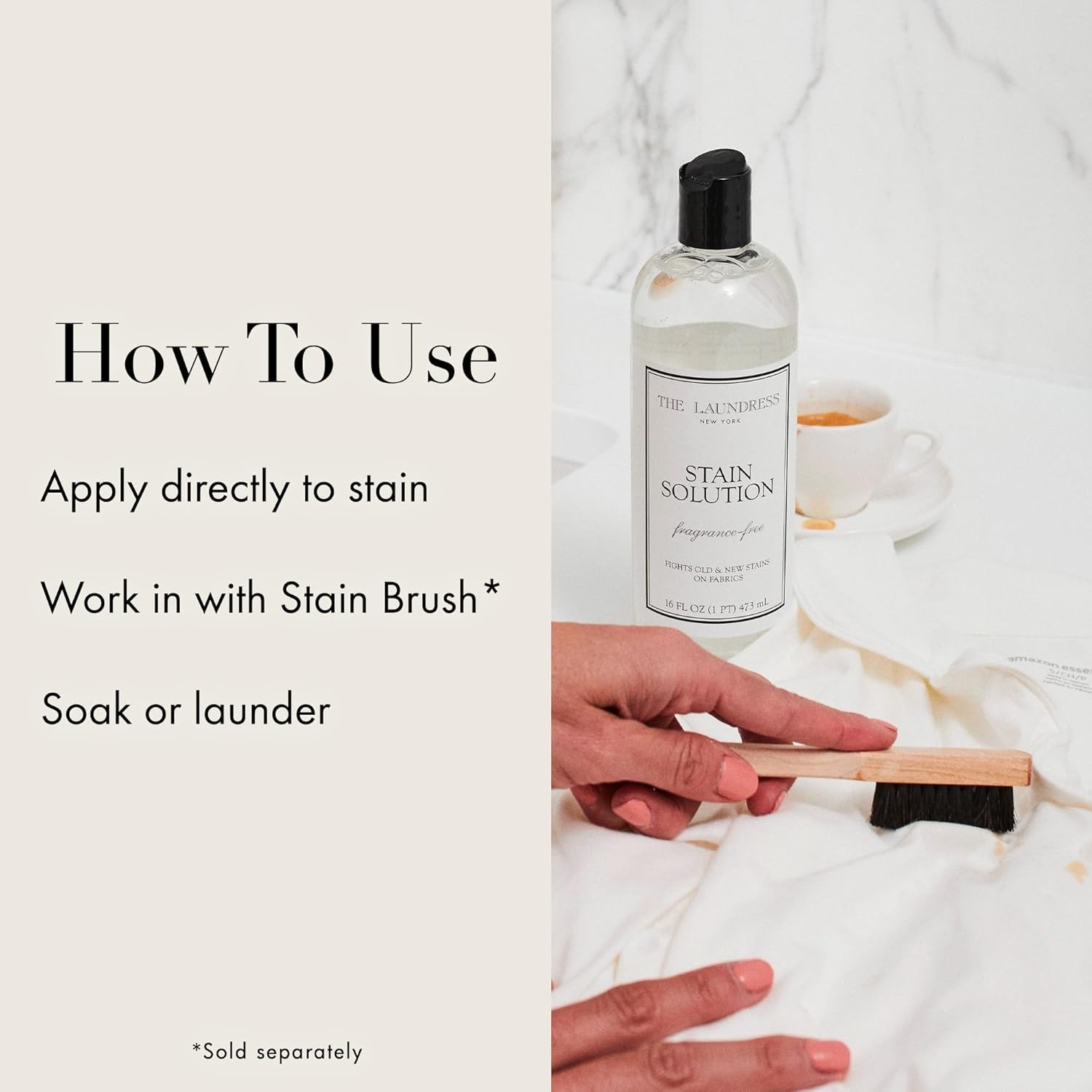 Powerful 16 Fl Oz Stain Solution – Targets Makeup, Coffee, Red Wine, & More