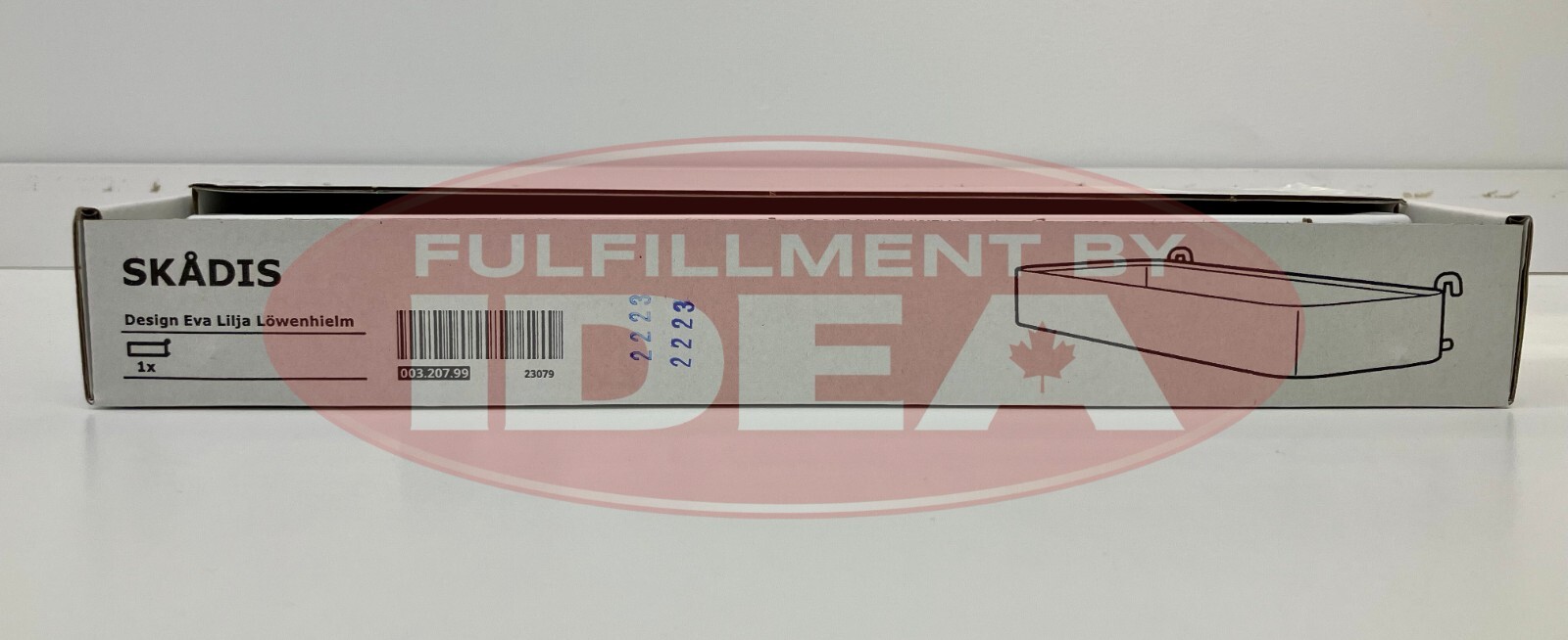 Brand New IKEA SKADIS White Shelf For Peg Board 003.207.99