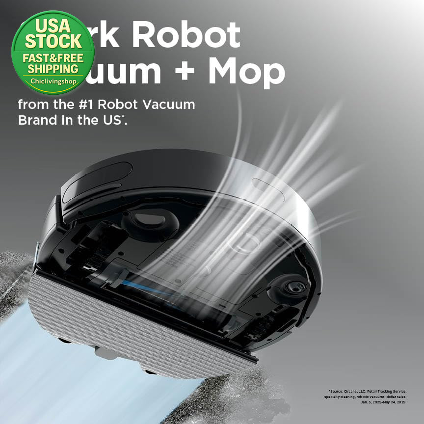 Shark Matrix plus Robot Vacuum and Mop UR2650WS Self Empty Lidar Wi-Fi Black