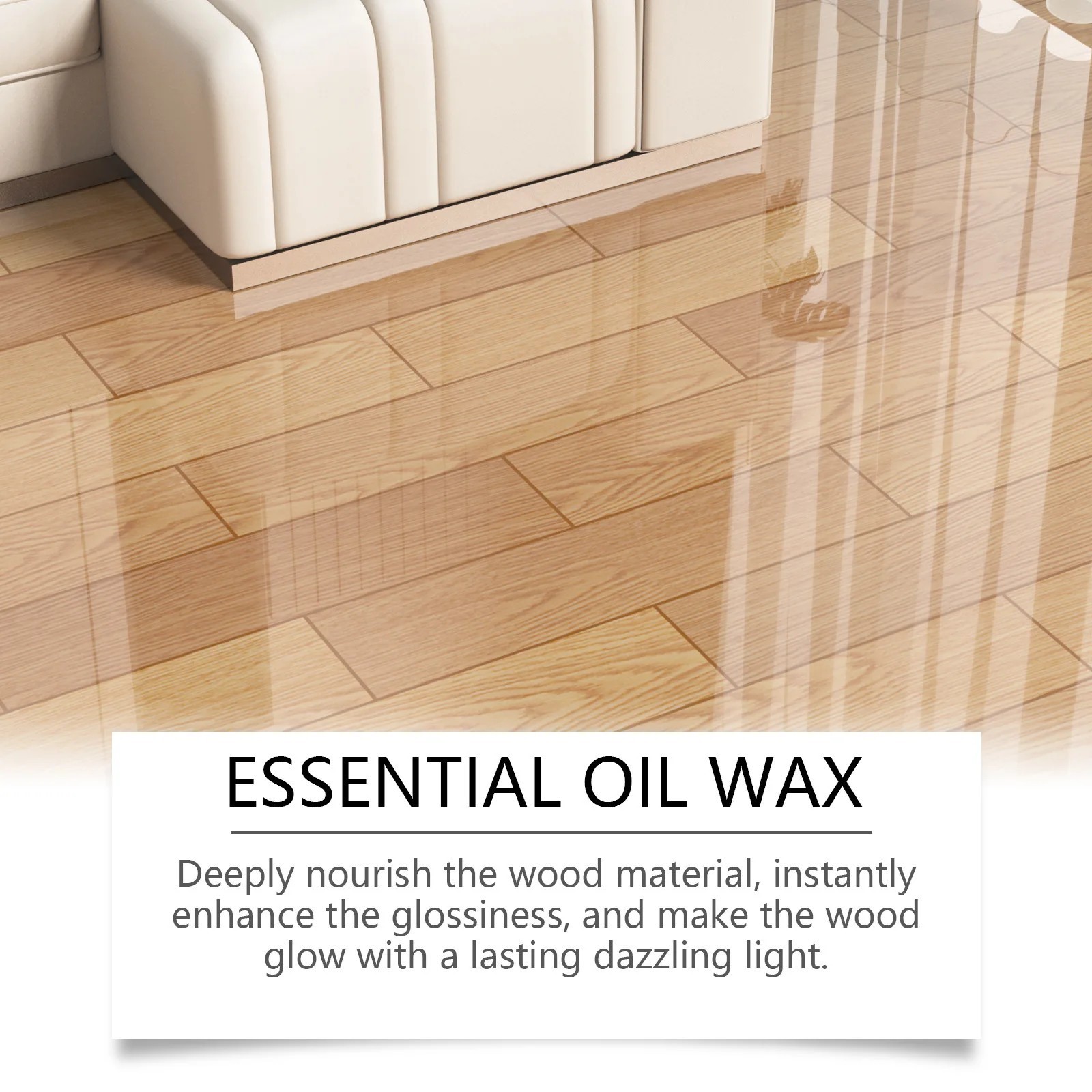 Beeswax Spray Essential Oil Wax,Multi-Purpose Furniture Polish,Wood Care Spray