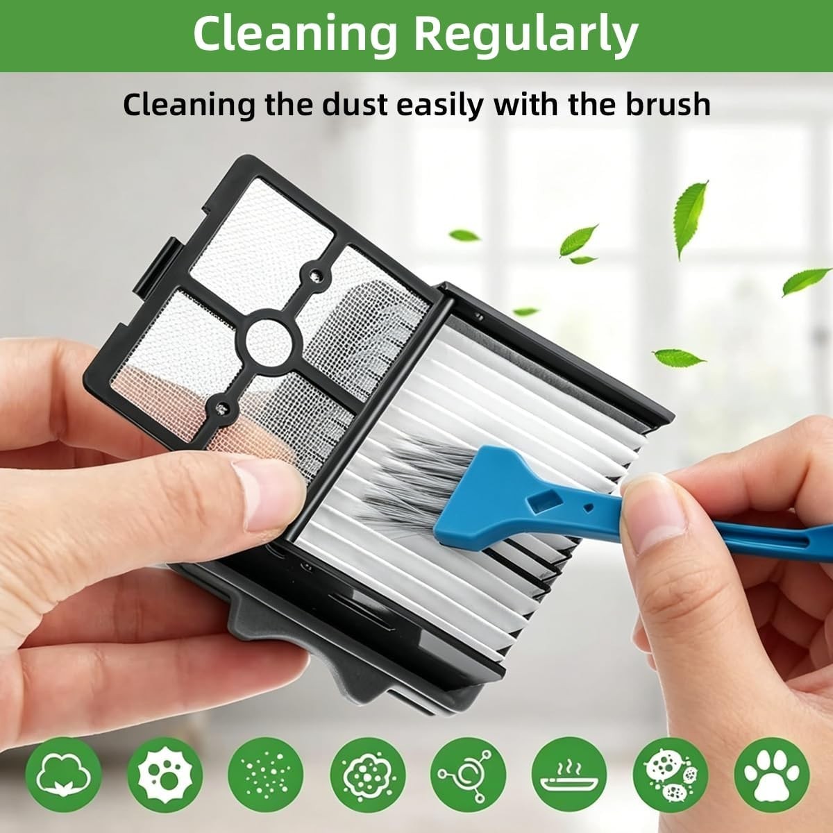 Replacement Brush Roller & Filter for Dreame H12 Pro, Dual, G10 Pro | Wet Dry…