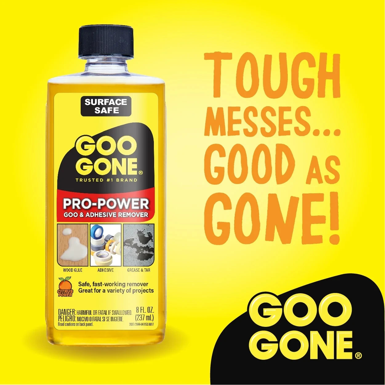 Goo Gone Pro-Power Goo & Adhesive Remover – 8 fl oz