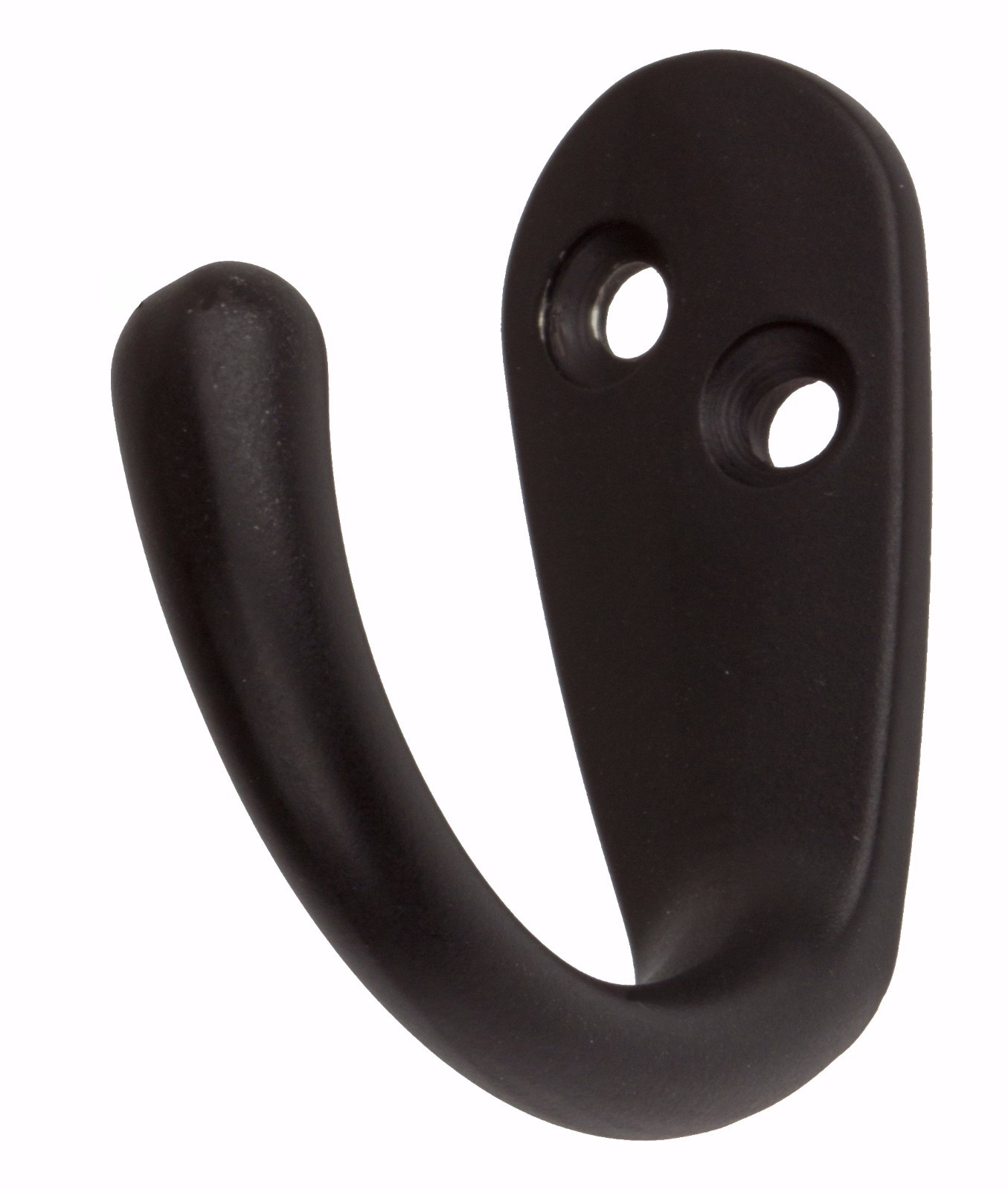 GlideRite Small Single Coat Robe Wall Hook Matte Black – 7005-MB-1