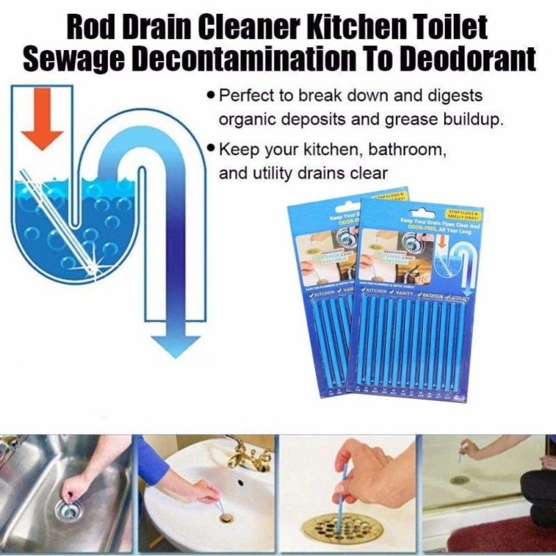 New Sani Sticks Drain Cleaner And Deodorizer 48 pack Set 4 Best Deal USA