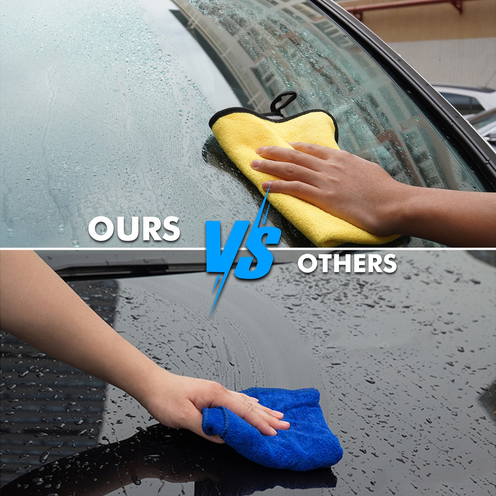 Car Wash Towel Microfiber Plush Cleaning Drying Cloth Car Care Cloth Resuable