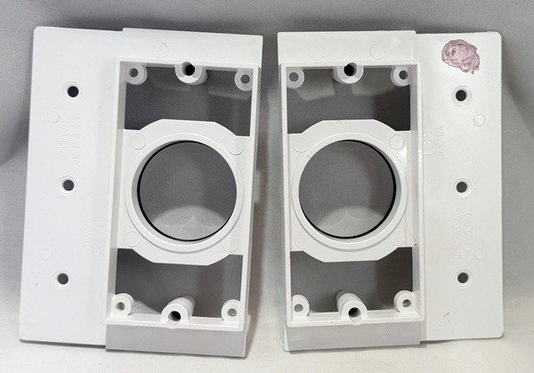 Lot of 2 – Inlet Valve Mounting Bracket for Central Vacuum Wall Built-in System