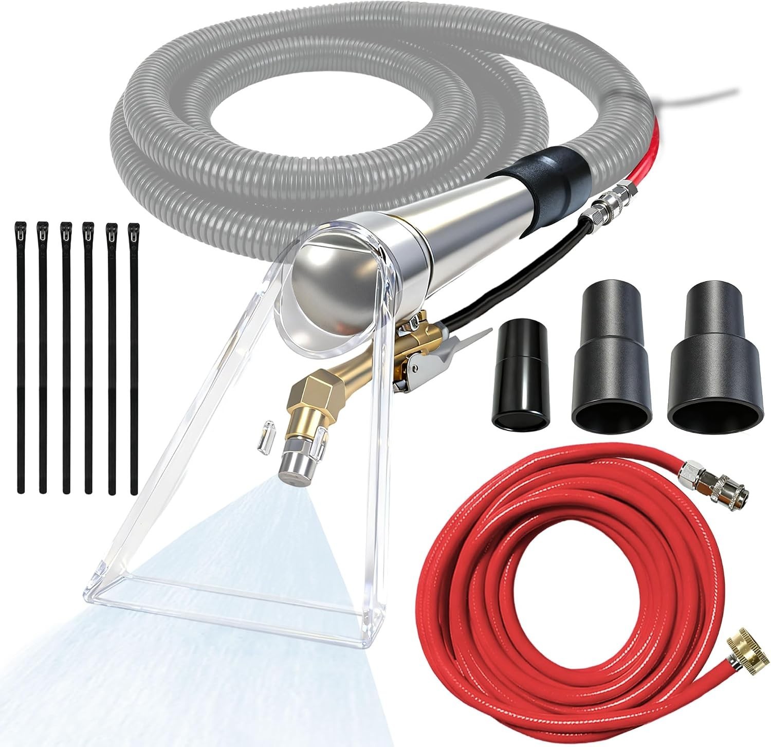 Universal Fit Any Existing Shop Vac Hose Extractor Kit Better Attachment Wet-dry