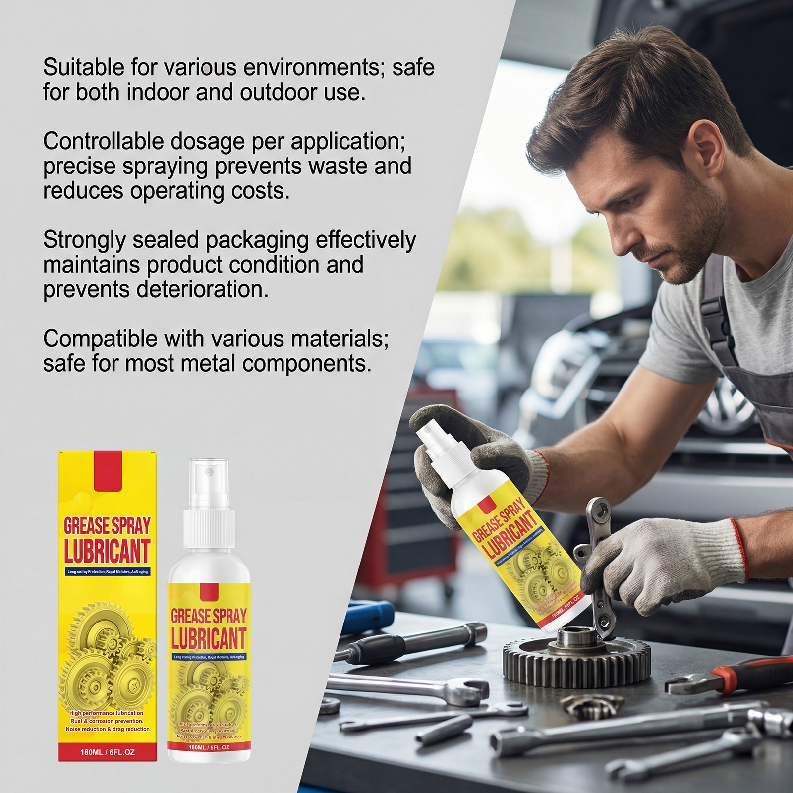 100ml Rust Removal Lubricant Spray New Anti-Rust Lubricant Spray & Rust Remover