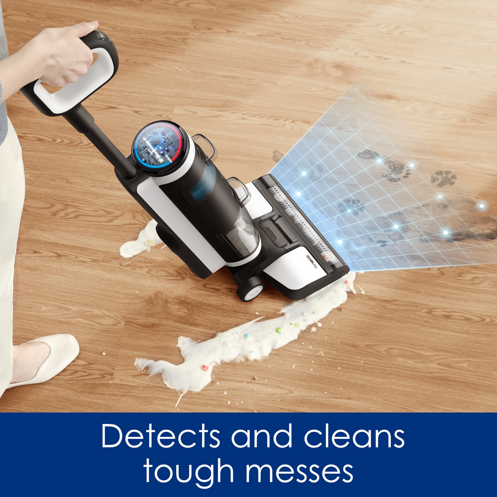 Tineco Floor One S3 Smart Cordless All-in-One Vacuum Cleaner, Self-Cleaning
