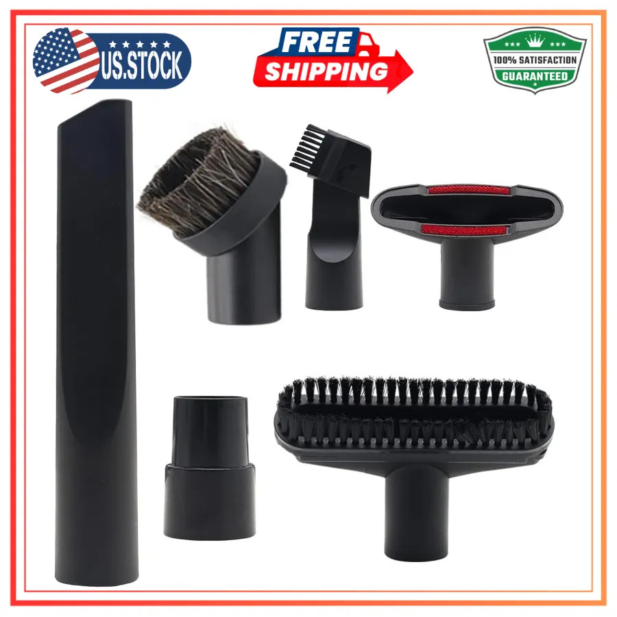 10Pc Vacuum Attachment Set for Shop Vac 1 7/8 to 1 1/4 Inch Hose Adapter Kit