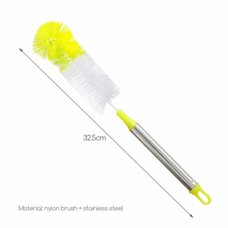 Brew Scrubbing Cleaner Long Handle Bottle Cup Cleaning Brush Kitchen Washer Tool