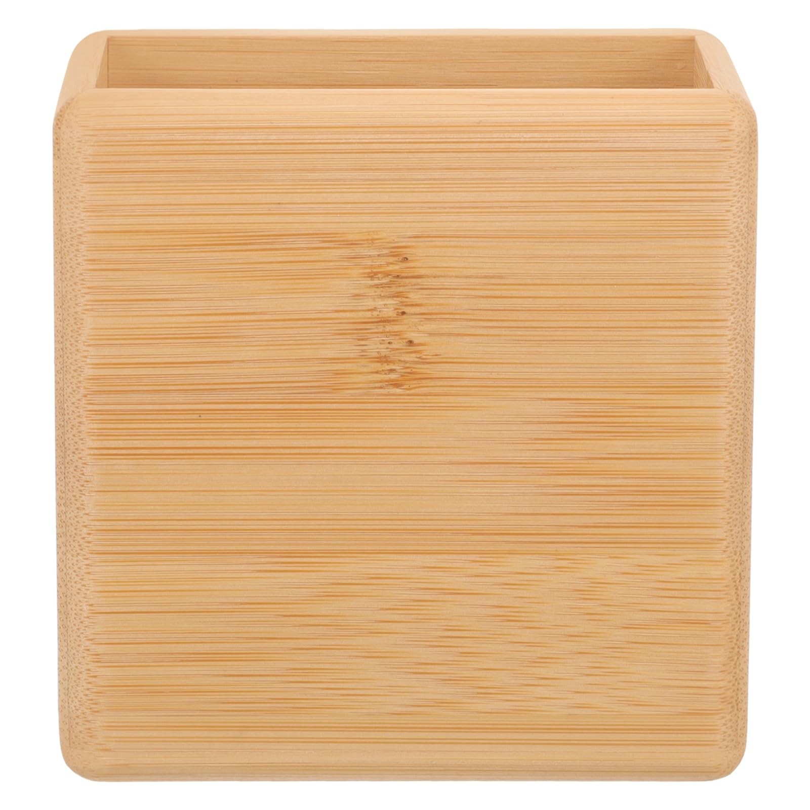 Wall-Mounted Remote Control Holder Bamboo Natural Storage Organizer