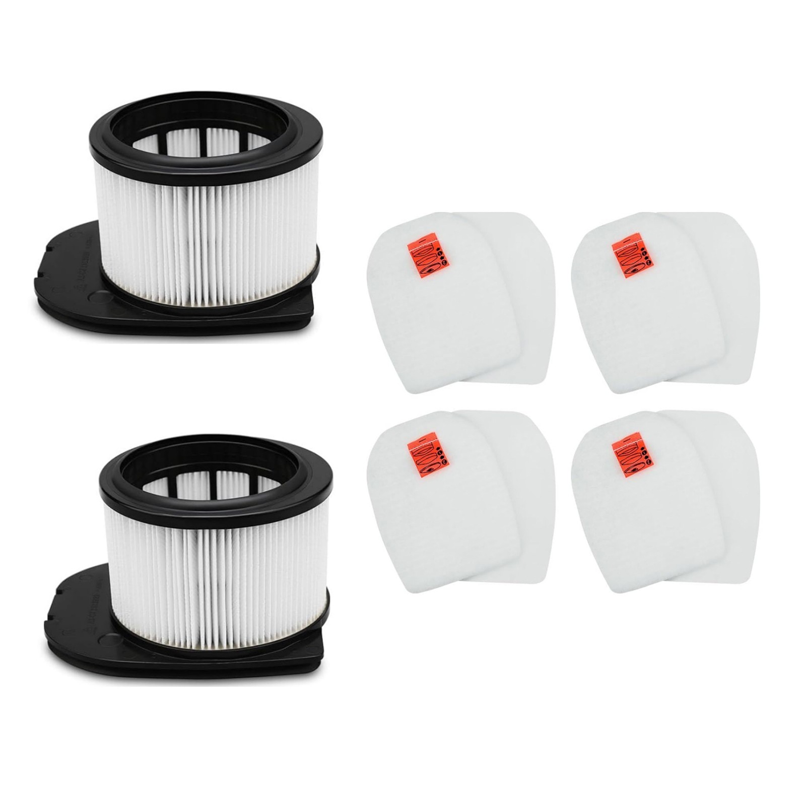 2 Pack HEPA Felt Foam Filter Set For Shark IZ862H IZ400 Stratos Vacuum Cleaner