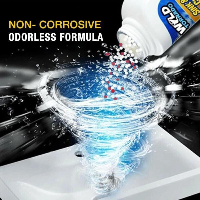 Wild Tornado Powerful Sink & Drain Cleaner High Efficiency Clog Remover & Clean