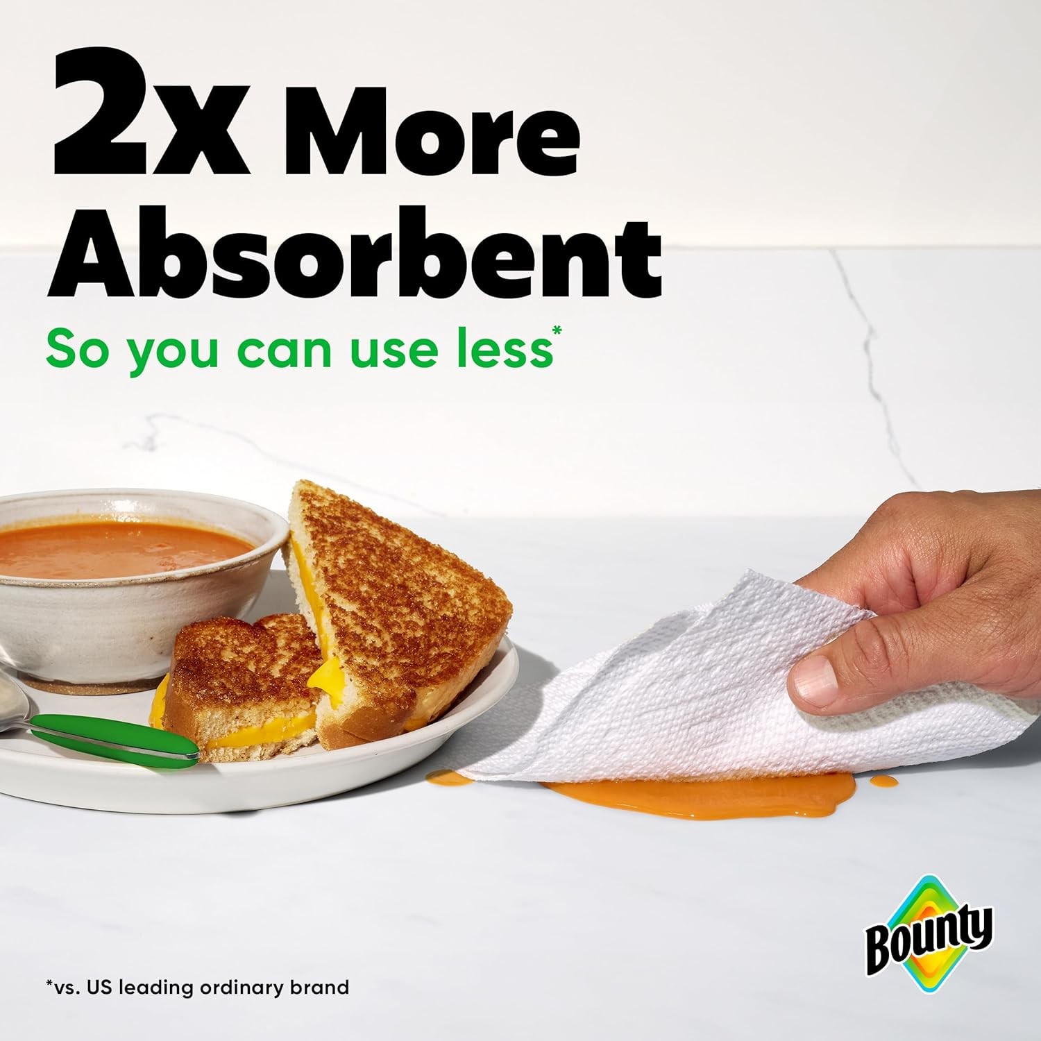 Bounty Select-A-Size Paper Towels White 2 Triple Rolls = 6 Regular Rolls