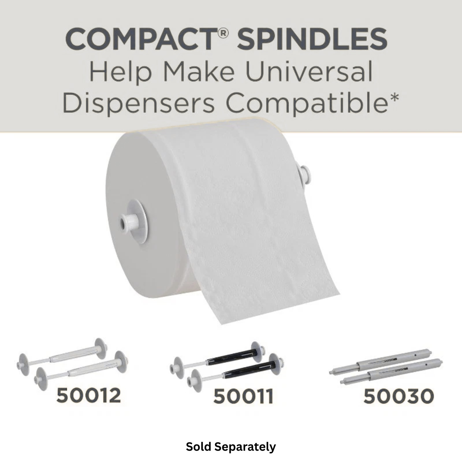 Georgia Pacific Compact Coreless 2-Ply Recycled Toilet Paper 19375 6 Rolls