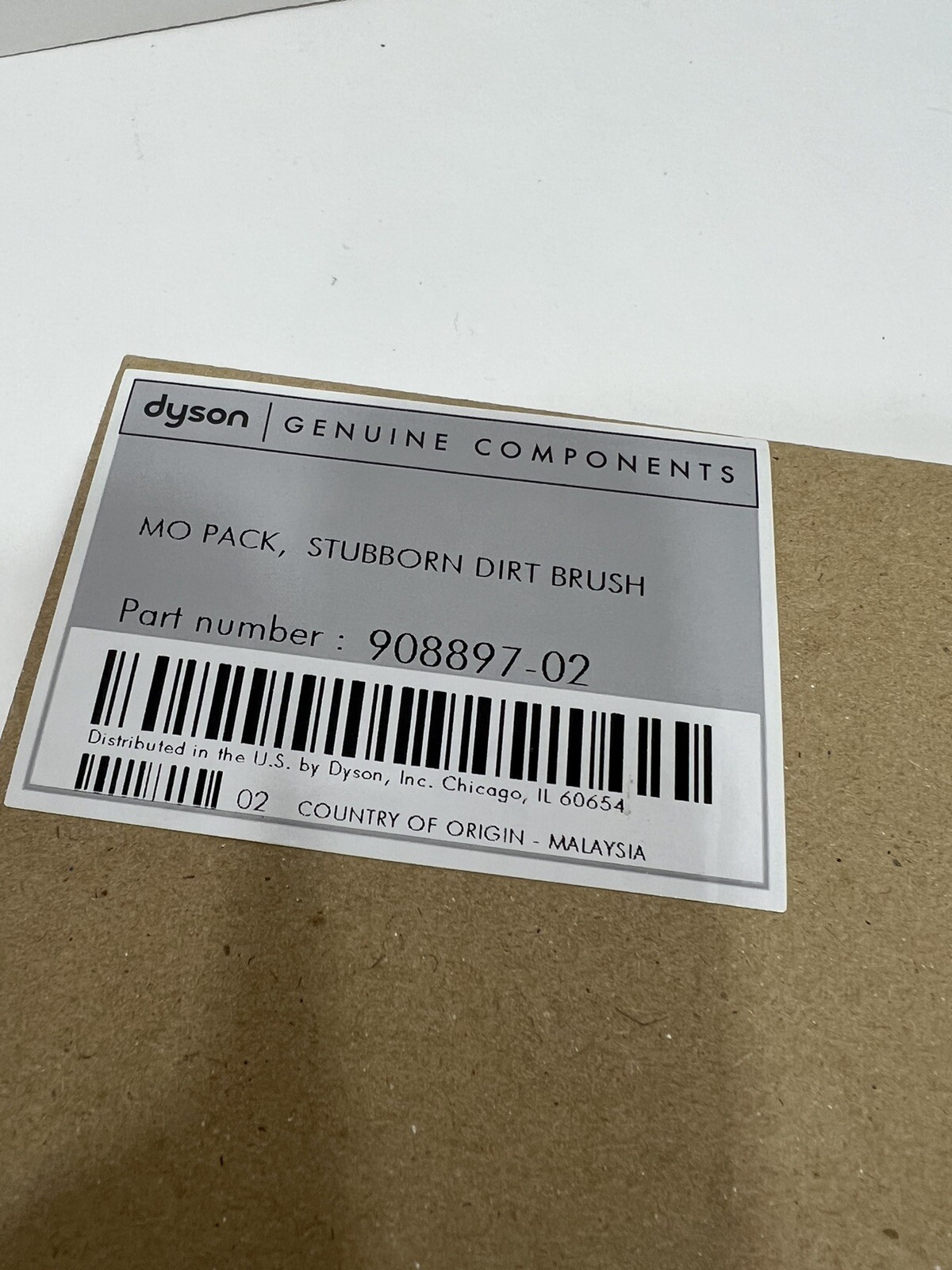 Dyson NEW Mo Pack Stubborn Dirt Brush Attachment 908897-02 Component Replacement