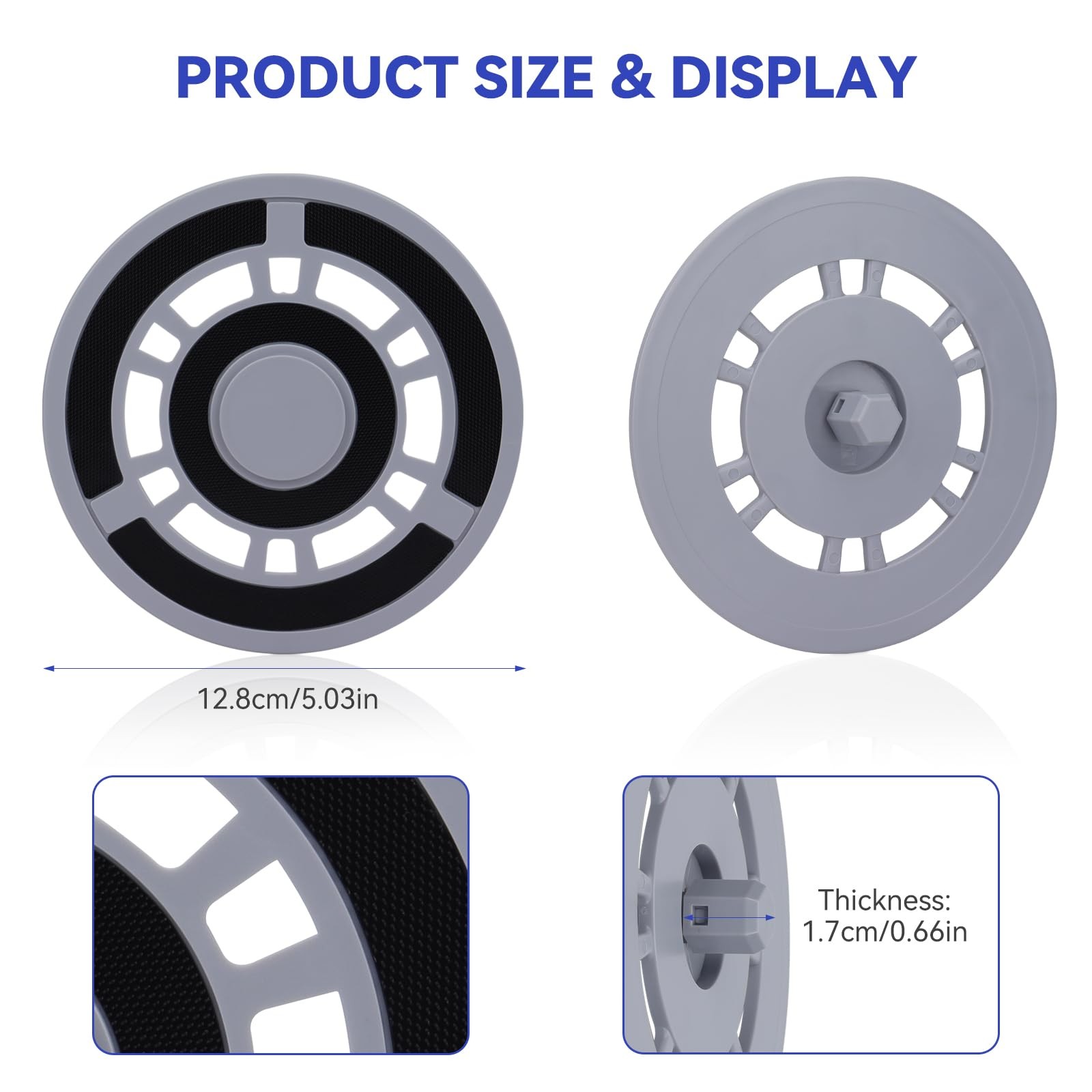 Mop Pad Plate Accessories for Roborock Q Revo, Qrevo MaxV, Qrevo S, Qrevo Pro…