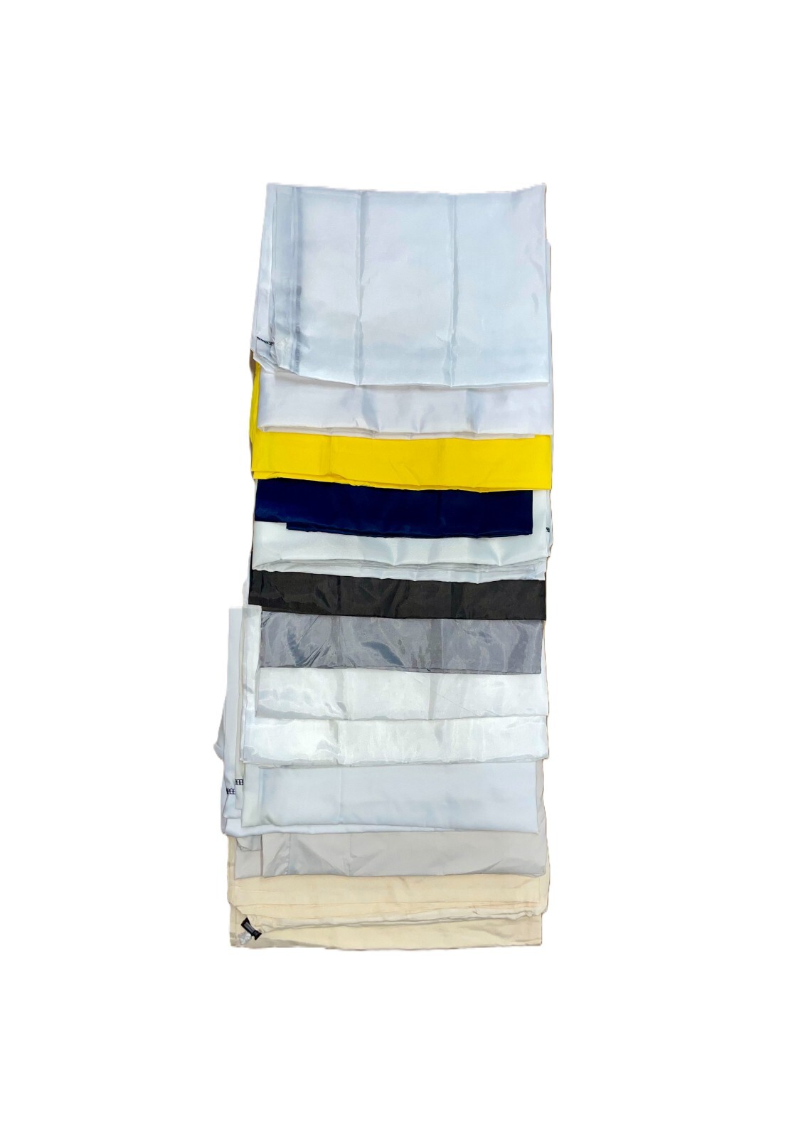 Drawstring Laundry Bags 12 Pack – Large 24″ x 36″, Assorted Colors, Durable