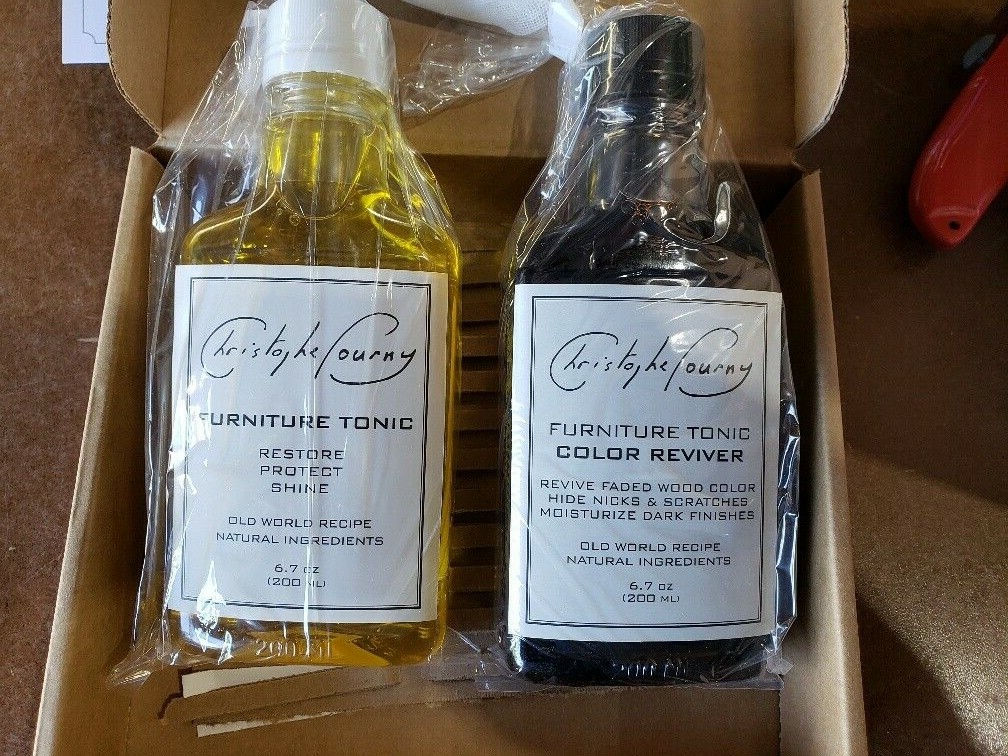 Christophe Pourny Furniture Tonic Color Reviver & Restorer Combo Pk 6.7oz ea 16C