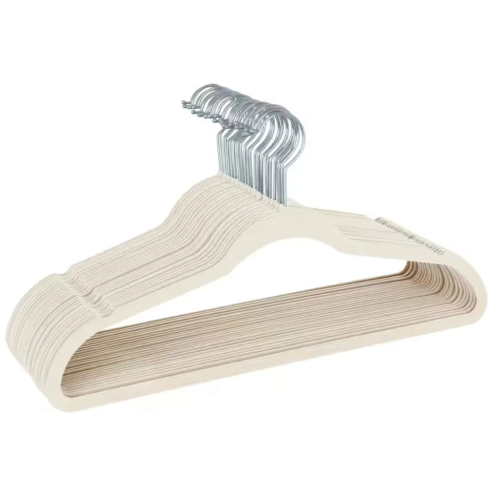 Ivory Velvet Hangers 25-Pack