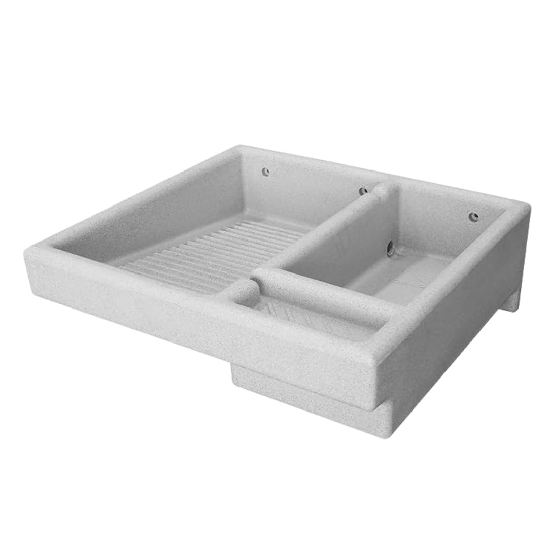 Plastic Washboard Mexican Lavadero Versaplas Gray Large 71