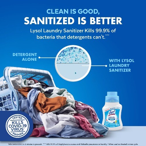 Lysol Laundry Sanitizer Free & Clear – 90 fl oz