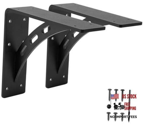 9″x8″x2.5″ Heavy Duty Shelf Brackets – Max Load 1100 LBS, 9 inch x 8 inch