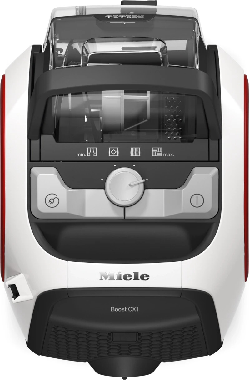 Miele Boost CX1 Lotus White Compact Bagless Canister Vacuum SNRE0