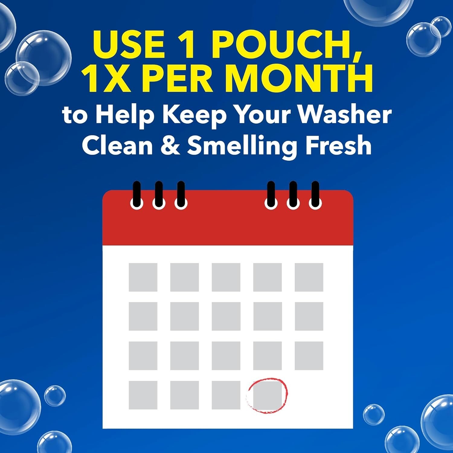OxiClean Washing Machine Cleaner with Odor Blasters 4 Count